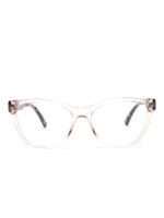 Emporio Armani lunettes de vue à monture papillon - Rose - thumbnail