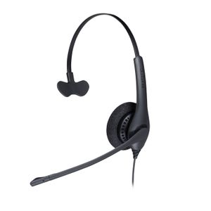 Jabra Biz 1500 Mono Headset Bedraad Hoofdband Kantoor/callcenter Bluetooth Zwart