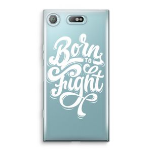 Born to Fight: Sony Xperia XZ1 Compact Transparant Hoesje