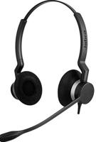 Jabra Biz 2300 QD Duo Headset Bedraad Hoofdband Kantoor/callcenter Zwart