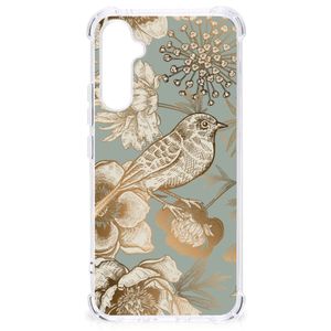 Case voor Samsung Galaxy A34 Vintage Bird Flowers