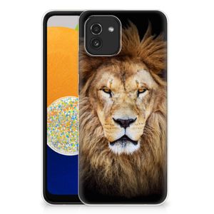 Samsung Galaxy A03 TPU Hoesje Leeuw