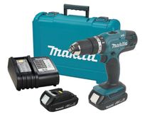 Makita DHP453SYE 18 V Li-ion klopboormachine in koffer | 2 accu&apos;s - thumbnail