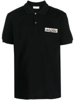 Alexander McQueen polo à patch logo - Noir - thumbnail