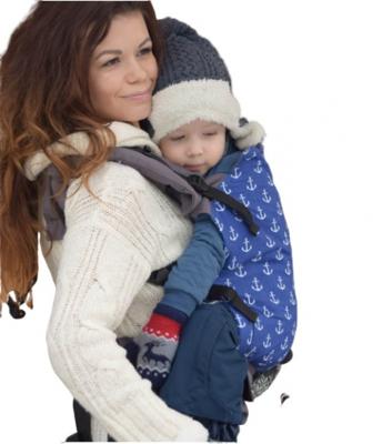 Luna Dream draagzak Grow Up Forest katoen grijs/groen