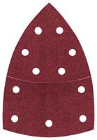 Bosch 2608607410 Professional 10 Houtgrove schuurplaten voor PSM 160 A/PSM 80/PRIO, rood