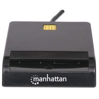 Manhattan 102049 smart card reader Binnen USB USB 2.0 Zwart - thumbnail