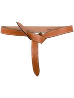 ISABEL MARANT ceinture Lecce en cuir - Marron - thumbnail