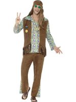 Jaren 60 hippie kostuum man - thumbnail