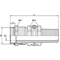 LAPP 52105860 Wartel M20 Messing Messing 25 stuk(s) - thumbnail