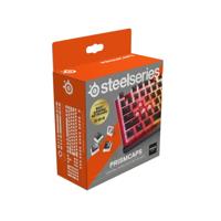 SteelSeries PrismCaps - Double Shot-toetsen in puddingstijl - duurzaam PBT-thermoplast - compatibel met de meeste mechanische toetsenborden - MX-houders - zwart (Duitse indeling)