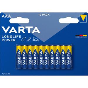 Varta LONGLIFE Power AAA Bli 10 AAA batterij (potlood) Alkaline 1.26 Ah 1.5 V 10 stuk(s)