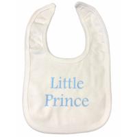 Soft Touch Slabber Prince Jongens 33 Cm Katoen Wit/blauw