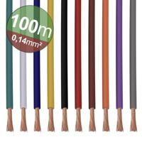 Quadrios 22CW001 Assortiment draden 1 x 0.14 mm² Wit, Blauw, Bruin, Oranje, Groen, Geel, Grijs, Violet, Zwart, Rood 1 set(s) - thumbnail