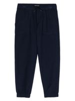 Emporio Armani Kids pantalon à patch logo - Bleu - thumbnail