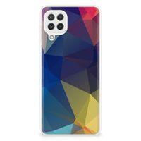 Samsung Galaxy A22 4G | M22 TPU Hoesje Polygon Dark