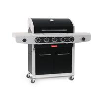 Barbecook Siesta 612 Black Edition (2020) Barbecue Verrijdbaar Gas Zwart, Roestvrijstaal 14500 W