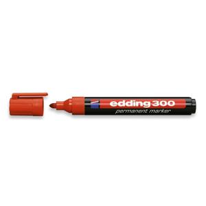 Edding 300 4-300002 Permanent marker Rood Watervast: Ja