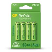 Accu batterijen GP ReCyko NiMH Ready2Use AA Mignon HR06 2000mAh reeds voorgeladen (4 stuks)