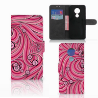 Motorola Moto G7 Power Hoesje Swirl Pink