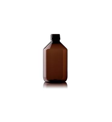 Blockland Medicijnfles Pet Bruin Ongedopt 300 Ml (25st)