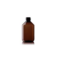 Blockland Medicijnfles Pet Bruin Ongedopt 300 Ml (25st)