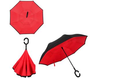 Omkeerbare paraplu in 14 designs