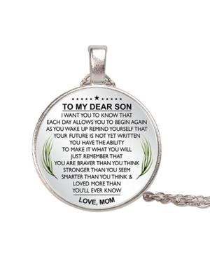 Tijd Steen Vlinder Halsketting