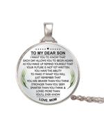 Tijd Steen Vlinder Halsketting