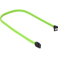 Sata III Kabel 90Â° sleeve 30 cm Kabel