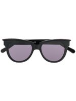 Philipp Plein lunettes de soleil à monture papillon - Noir