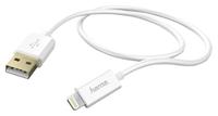 Hama Data-/oplaadkabel Lightning 1,5 m, wit