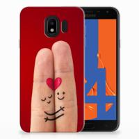 Samsung Galaxy J4 2018 Silicone Back Cover Liefde - Origineel Romantisch Cadeau
