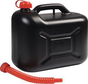 NOW Transportbrandstofjerrycan | inhoud 20 l | zwart HD-PE | L405xB210xH350 mm | 1 stuk - 4000819001 4000819001