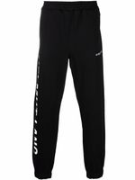 Helmut Lang pantalon de jogging à logo imprimé - Noir