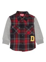 Diesel Kids chemise à carreaux - Gris