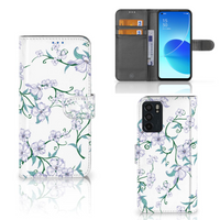 OPPO Reno6 5G Uniek Hoesje Blossom White - thumbnail