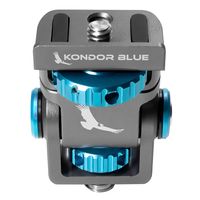 Kondor Blue 1/4 Swivel Tilt Monitor Mount with ARRI Pin (Pan/Tilt) Space Gray - thumbnail