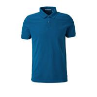 s.Oliver regular fit piqué polo met logo marine
