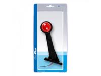 Pro+ Breedtelicht rood/wit 160mm schuin in blister