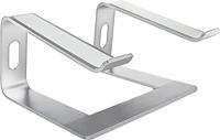 honju Laptop-standaard voor ergonomisch werken [Laptoplift voor bureau, Stevig aluminium, Notebook/MacBook Pro/MacBook Air standaard] zilver