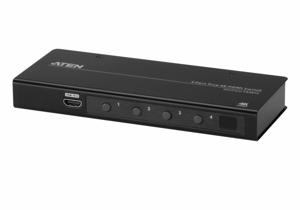 ATEN VS481C HDMI-switch 4 + 1 poorten Via PC bedienbaar, Met afstandsbediening 4096 x 2160 Pixel