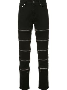 God's Masterful Children jean skinny zippé - Noir