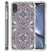 Apple iPhone Xr Anti-Shock Hoesje Flower Tiles - thumbnail