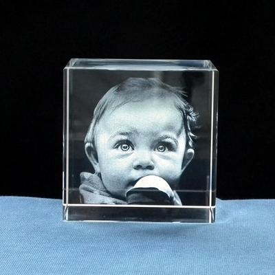 Foto in Glas - Kubus Klein