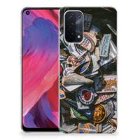 OPPO A93 5G Siliconen Hoesje met foto Badges