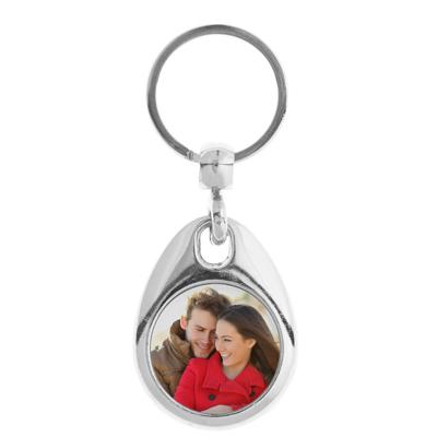 Sleutelhanger met foto - Rond - Enkelzijdig bedrukt