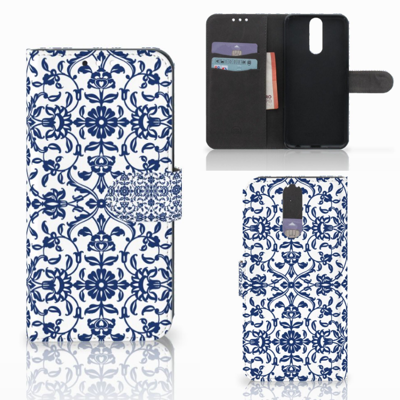Huawei Mate 10 Lite Hoesje Flower Blue