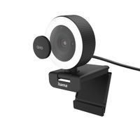 Hama Webcam met ringlamp C-800 Pro, QHD, met afstandsbediening Webcam Zwart