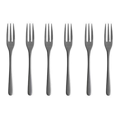 Sambonet Gebaksvorkjes Taste Zwart 6 Stuks